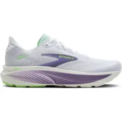 Brooks GHOST 18 Laufschuhe Damen White/Purple Hebe/Green B (normal) 44