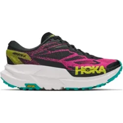 HOKA MAFATE X Trailschuhe Damen Black / Neon Dragonfruit B (normal) 41 1/3