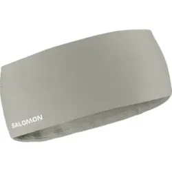 Salomon Run Tech Laufstirnband Unisex Castor Gray