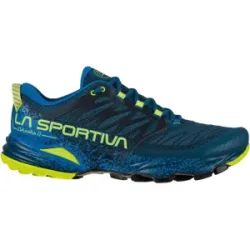 LA SPORTIVA AKASHA II Trailschuhe Herren Storm Blue/Lime Punch 42