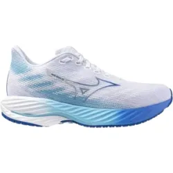 MIZUNO WAVE RIDER 28 Laufschuhe Damen White/Mugen Blue/River Bl B (normal) 36,5