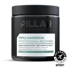 PILLAR PERFORMANCE TRIPLE MAGNESIUM Professional Recovery Powder Lemon Lime