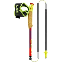 LEKI ULTRATRAIL FX.ONE SUPERLITE Trailrunningstöcke Unisex Bright Red-Violet-Neonyellow 110cm