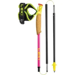 LEKI ULTRATRAIL FX.ONE SUPERLITE Trailrunningstöcke Unisex Neonpink-Neonyellow-Natur 105cm