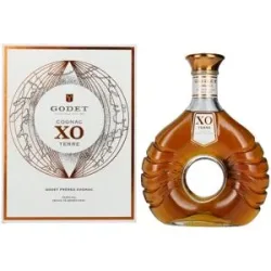 Godet Cognac XO TERRE 40% Vol. 0,7l in Geschenkbox