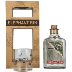 Elephant Gin Elephant London Dry Gin 45% Vol. 0,5l in Geschenkbox mit Glas