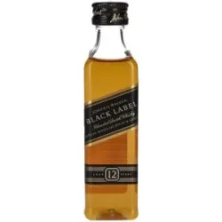 Johnnie Walker BLACK LABEL 12 Years Old Blended Scotch Whisky PET 40% Vol. 0,05l