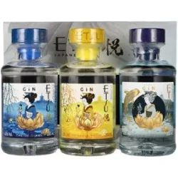 Etsu Gin Etsu Japanese Gin Set 43,7% Vol. 3x0,2l in Geschenkbox