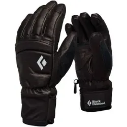 Black Diamond Freeride Handschuhe aus PrimaLoft® W Spark Gloves Black / Black für Damen aus Leder Größe M schwarz