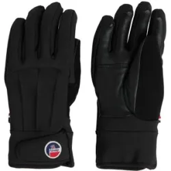 Fusalp Isolierende Skihandschuhe für PrimaLoft®Damen / Frauen Glacier Glacier W Glove Noir für Damen aus Softshell Größe 8 schwarz