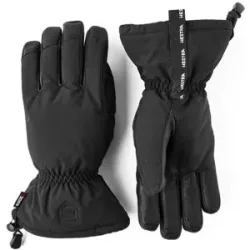 Hestra Wasserfeste Skihandschuhe aus Primaloft Mist Glove Black für Herren aus Leder Größe 9 schwarz