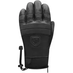 Racer Skihandschuhe aus Premium-Leder mit Isolierung Primaloft® 90 Leather 3 Black Black für Herren aus Leder Größe M schwarz