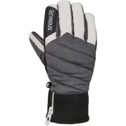 Snowlife Handschuhe aus PrimaLoft® Gold Unity DT Glove Grey/White/Black für Herren aus Leder Größe L Grau