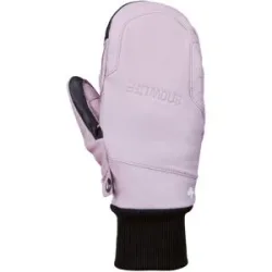 Snowlife Fäustlinge aus Leder und Wolle Smitten Leather Rose für Damen aus Wolle Größe M Rosa