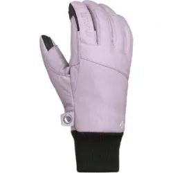 Snowlife Handschuhe aus Leder und Wolle SGlove Leather Rose für Damen aus Wolle Größe L Rosa