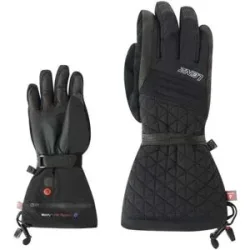 Lenz Beheizbare PrimaLoft® Handschuhe  Heat Glove 6.0 Finger Cap Women Noir für Damen Größe S schwarz