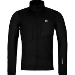 Ortovox Polaire isolante et respirante Fleece Grid Jacket M Black Raven für Herren aus Wolle Größe L schwarz