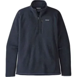 Patagonia Pullover Reißverschluss 1/4 M's Better Sweater 1/4 Zip New Navy für Herren aus Wolle Größe M Navy blau