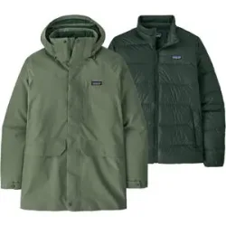 Patagonia Parka chaude et imperméable M's Tres 3-in-1 Parka Old Growth Green für Herren Größe S Khaki
