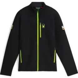Spyder Fleece-gefütterte Jacke &ndash; Herren &ndash; Wengen Bandit Wengen Bandit Jacket Black für Herren Größe M schwarz