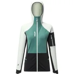 Millet Skitourenjacke Pierra Ment Hoodie W Bottle Seaweed für Damen Größe XS Grün
