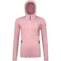 Ortovox Polaire résistante et respirante Fleece Hoody W Dawn Rose für Damen aus Wolle Größe S Rosa