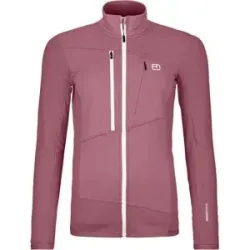 Ortovox Polaire isolante et respirante Fleece Grid Jacket W Dusk Rose für Damen aus Wolle Größe M Rosa
