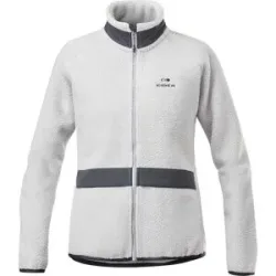 Eider Fleecejacke mit Steppung &ndash; Damen / Frau &ndash; Rosael Sherpa Fleece W Rosael Sherpa Fleece Light Grey für Damen Größe XS Grau
