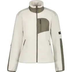 Icepeak Fleece Pullover mit Reißverschluss Millstadt W Poudre für Damen Größe XL Weiß