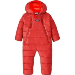 Patagonia Warmer Overall Infant Hi-Loft Down Sweater Bunting Amanita Red  Kindergröße 18 Monate Rot