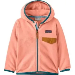 Patagonia Warmes, schnell trocknendes Fleece &ndash; Kind &ndash; Baby Micro D Snap-T Jkt Baby Micro D Snap-T Jkt Sunlit Pink  Kindergröße 5