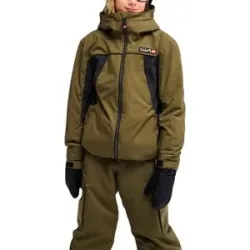 Quiksilver Veste de ski/snowboard Young Guns 20K Youth Jacket Grape Leaf  Kindergröße 14 Jahre Khaki