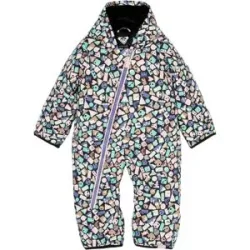 Roxy Combinaison de ski Rose Jumpsuit True Black Frosty Friends  Kindergröße 6-12 Monate Violett