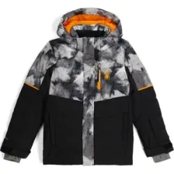 Spyder Wasserfeste und warme Skijacke &ndash; Kind &ndash; Leader Leader Jacket Black  Kindergröße 10 Jahre schwarz