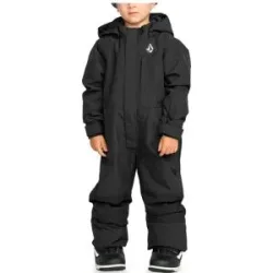 Volcom Wasserfester und isolierender Snow Overall Little Flurry One Piece Black  aus Leder Kindergröße 2 Jahre schwarz