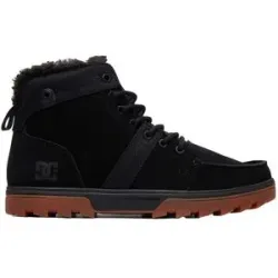 DCShoe Gefütterte Schuhe mit Sherpa-Futter Woodland Black Gum für Herren aus Leder Größe 11,5 US schwarz