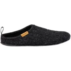 Hanwag Hausschuhe für die Schutzhütte &ndash; Unisex &ndash; Cabin Loafer Cabin Loafer Charcoal  aus Wolle Größe 38 Grau