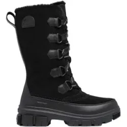 Sorel Hohe, wasserfeste und isolierende Stiefel für den Winter Torino V Tall WP W Black Natural für Damen aus Leder Größe 38,5 schwarz