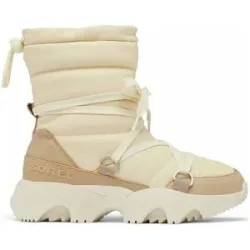 Sorel Komfortable, wasserfeste Stiefel Kinetic Impact Nxt Mid Boot WP W Honey White Dusty Tan für Damen aus Leder Größe 37,5 Beige