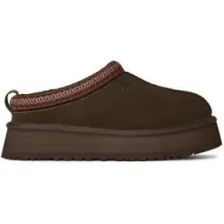 Ugg Außenschuhe mit Plateau-Sohle W Tazz II Dusted Cocoa für Damen aus Leder Größe 38 Beige