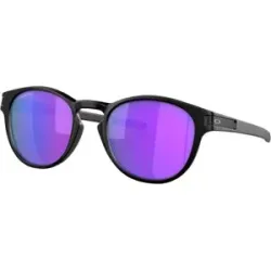 Oakley Sonnenbrillen &ndash; Unisex &ndash; Latch Latch Matte Black Prizm Violet  schwarz
