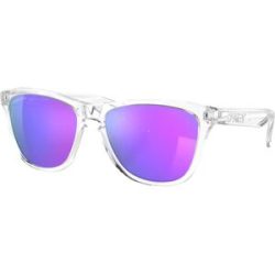 Oakley Sonnenbrillen &ndash; Unisex &ndash; Frogskins Frogskins Polished Clear / Prizm Violet  Violett