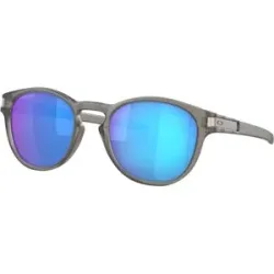 Oakley Polarisierte Sonnenbrille &ndash; Unisex &ndash; Latch Latch Matte Grey Ink / Prizm Sapphire Iridium Polarized  schwarz