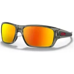 Oakley Polarisierte Sonnenbrillen Turbine Grey Ink Prizm Ruby Polarized  Grau