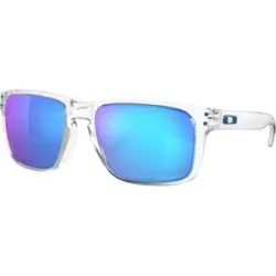 Oakley Polarisierte Sonnenbrillen Holbrook XL Polished Clear Prizm Sapphr Irid Polar  Weiß