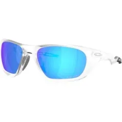 Oakley Sonnenbrille Lateralis Matte Clear Prizm Sapphire  Weiß