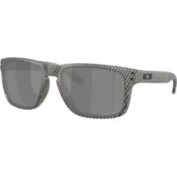 Oakley Polarisierte Sonnenbrillen Holbrook XL Matte Grey Ink Fingerprint Prizm Black Polar  Grau