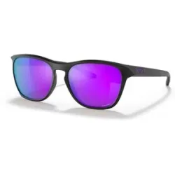 Oakley Sonnenbrille Manorburn Matte Black Prizm Violet  schwarz