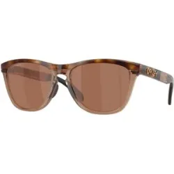 Oakley Polarisierte Sonnenbrillen Frogskins Range XL Brown Tort/Prizm Tungsten Polar für Herren Braun