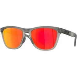 Oakley Polarisierte Sonnenbrillen Frogskins Range XL Matte Grey Smoke/Prizm Ruby für Herren Grau
